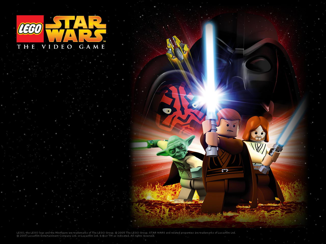 Download Video Game LEGO Star Wars: The Complete Saga HD Wallpaper