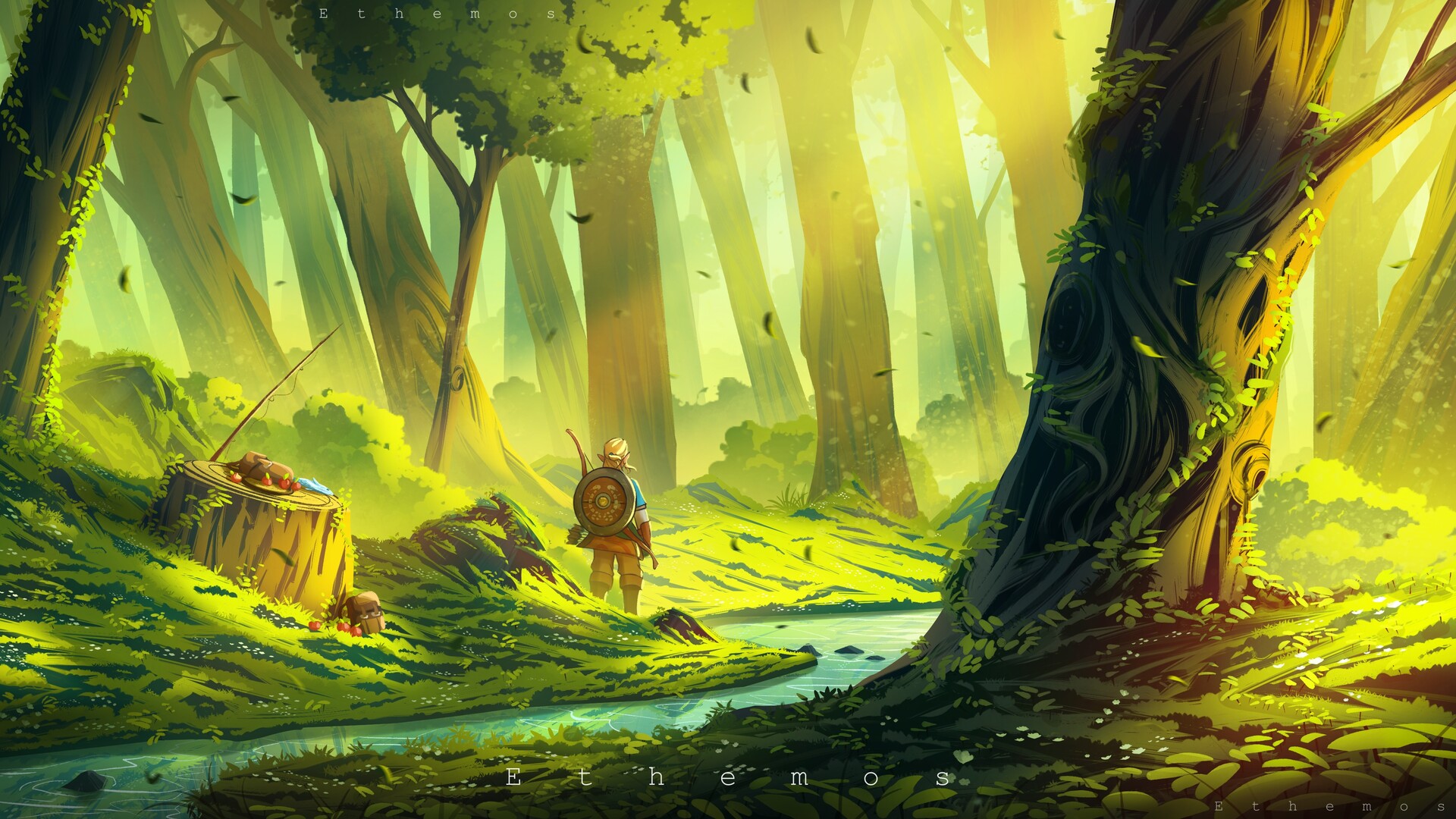 Zelda Tears of the Kingdom Link | Desktop Live Wallpaper