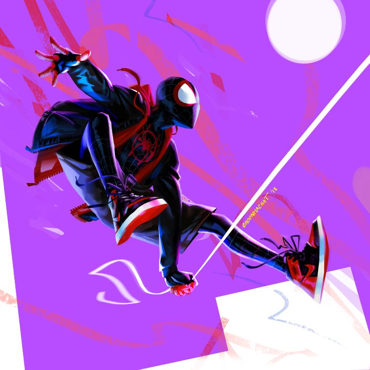 Miles Morales Wallpaper 4K, Into the Spider-Verse, Spider-Man