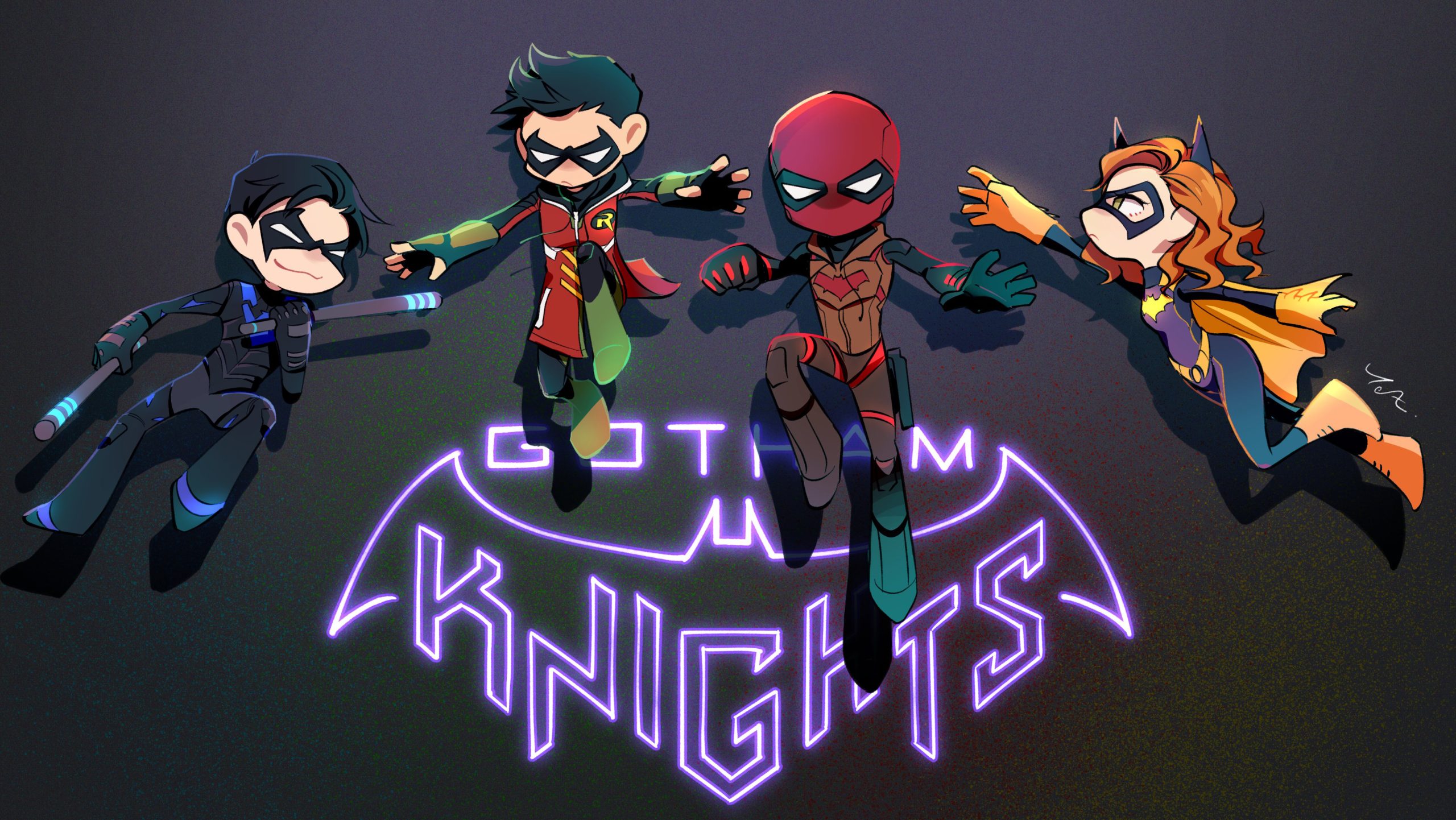 Gotham Knights Nightwing Wallpaper by TheB1ueCrafter on DeviantArt