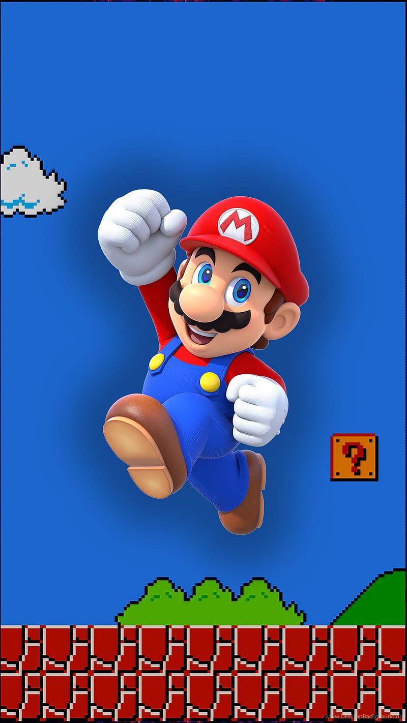 Removed the text from the new Super Mario Bros poster to make a mobile  wallpaper : r/MobileWallpaper