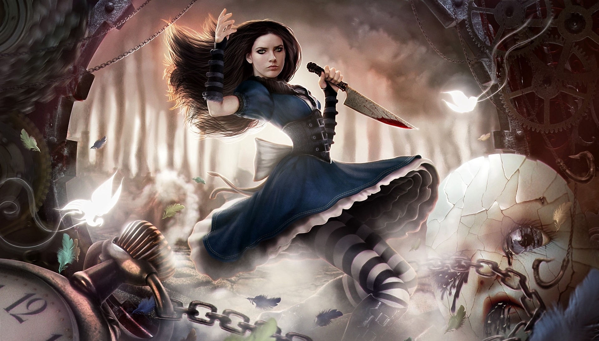 Alice Madness Return, costume, sea, wonderland, HD phone wallpaper | Peakpx