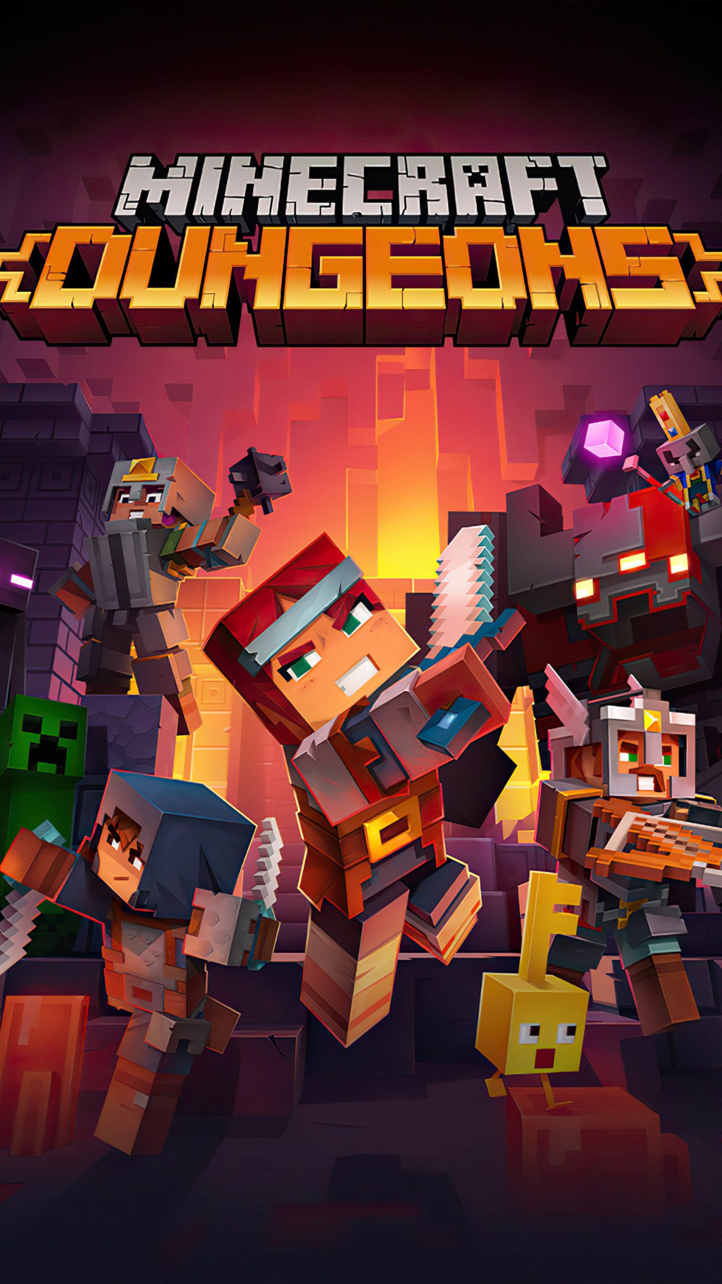 Best Game background in 2020. phone, Minecraft Dungeons HD phone wallpaper  | Pxfuel