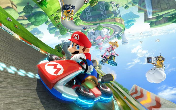 Download Video Game Mario Kart 8 Deluxe HD Wallpaper