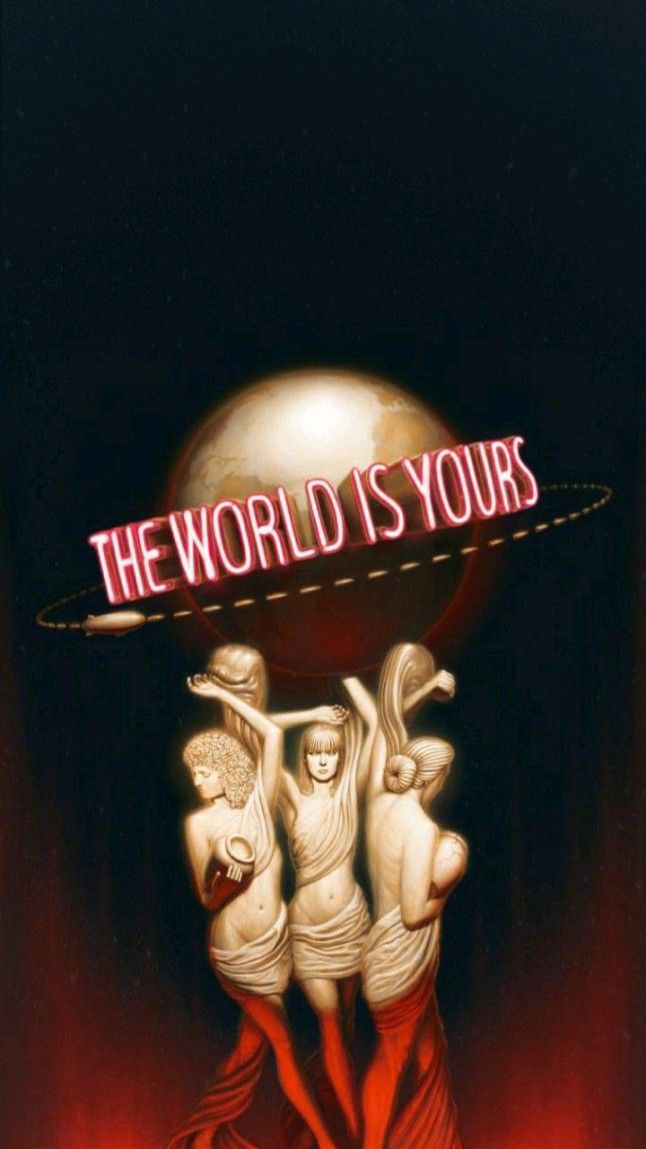 Download The World Is Yours Scarface Wallpaper | Wallpapers.com