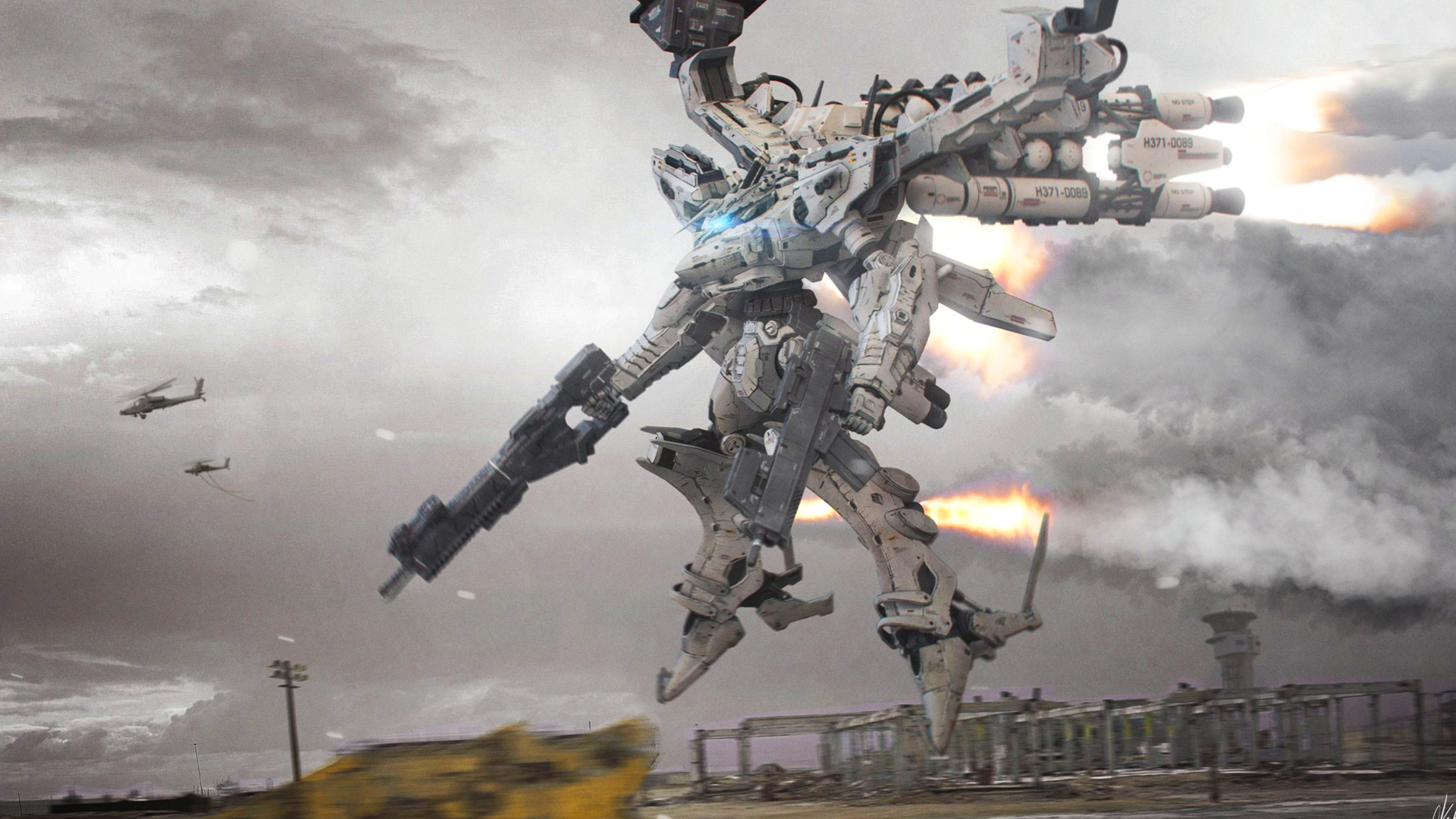 Armored Core, fantasy, game, armored, robot, core, HD wallpaper | Peakpx