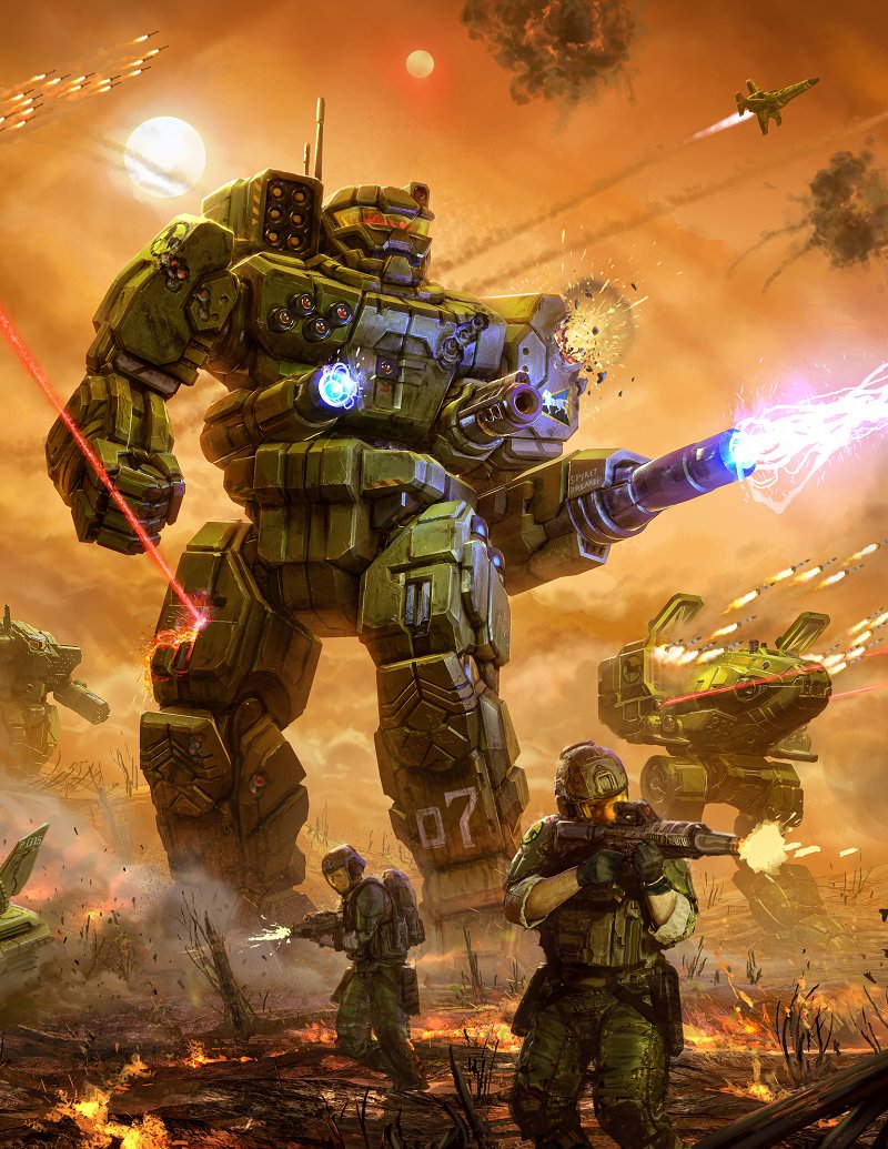 This wallpaper is available without the "battletech" sign? A clear version  of it? : r/battletech