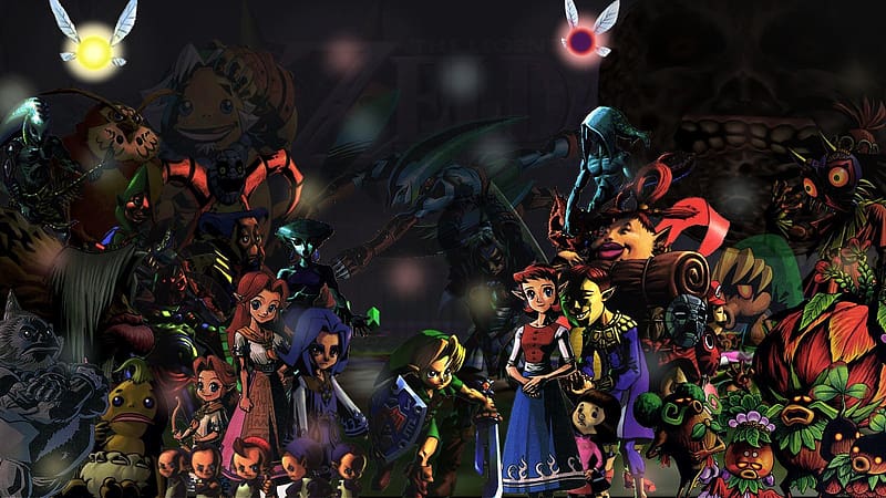 Majora's Mask Wallpaper Hard Line by Oldhat104 on DeviantArt