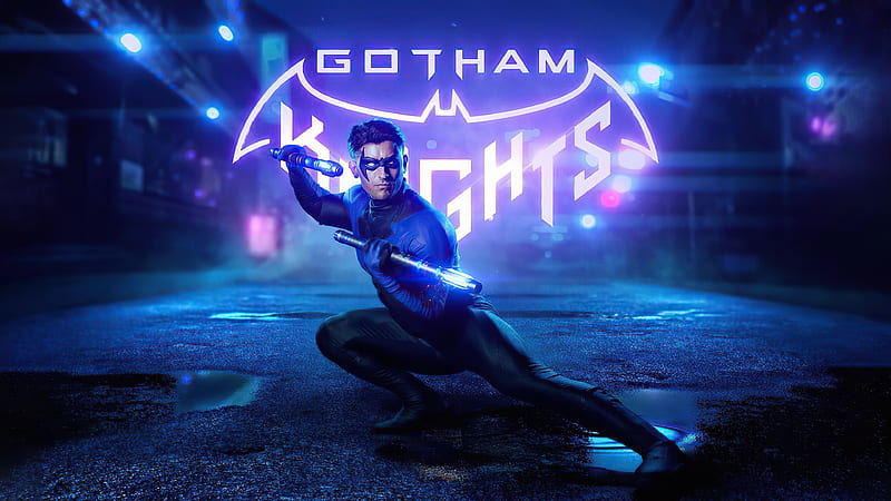 Nightwing In Gotham Knights Game 4K Ultra HD Mobile Wallpaper