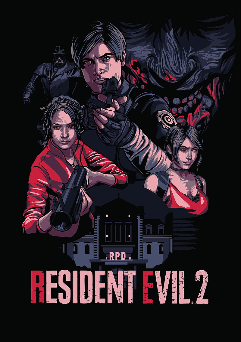 Resident Evil 2 Remake, PS4 game, rain, zombies iPhone 8 HD phone wallpaper  | Pxfuel