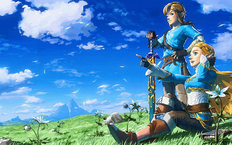 the legend of zelda breath of wild game 4k iPhone Wallpapers