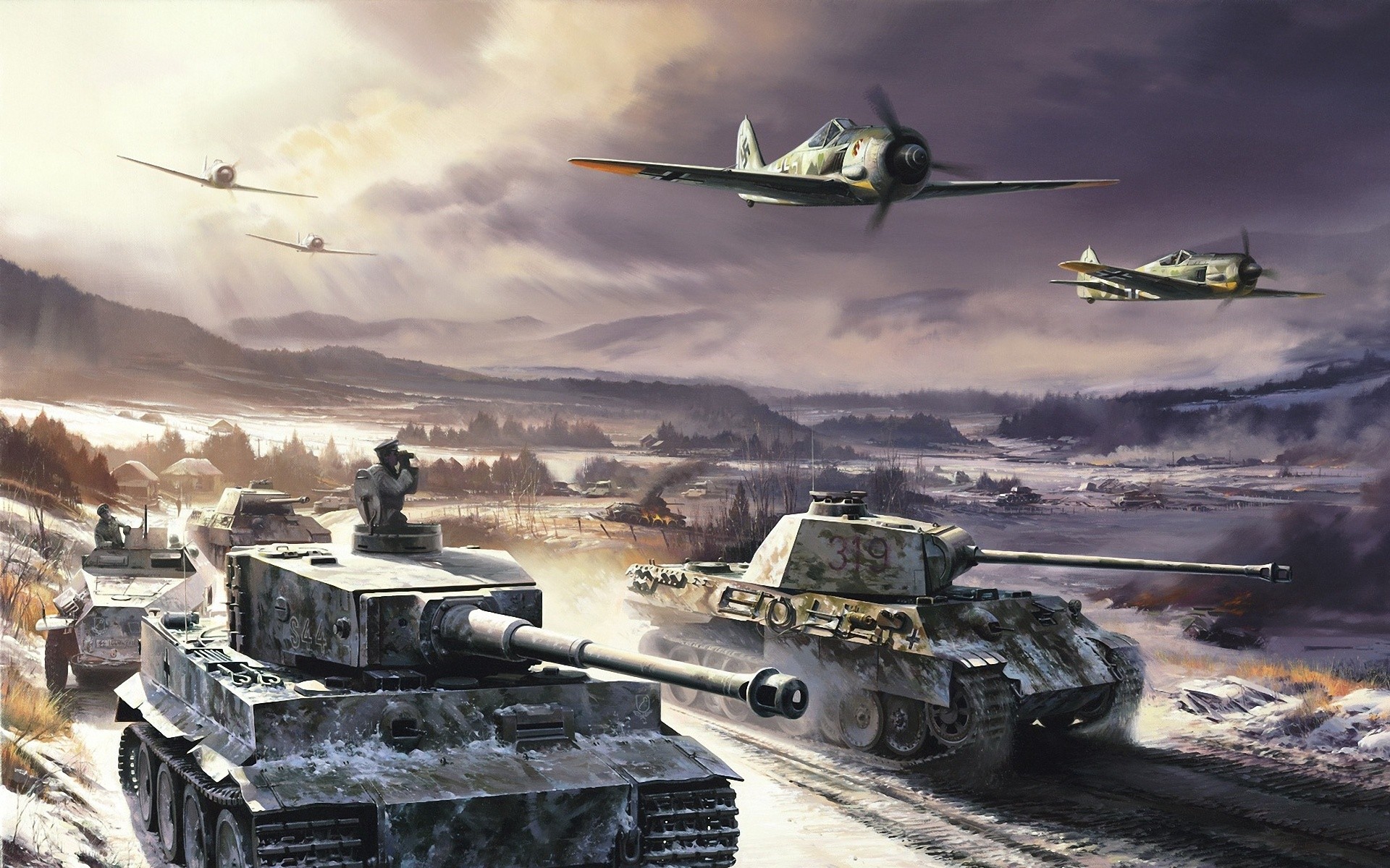 Download Warplane Tank Video Game War Thunder HD Wallpaper by Maxim Timofeev