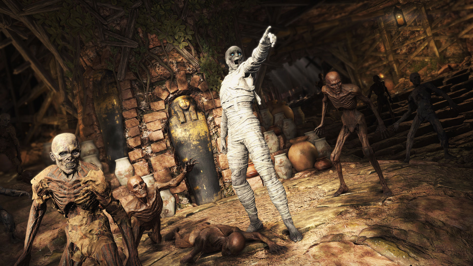 100+] 1366x768 Strange Brigade Backgrounds | Wallpapers.com