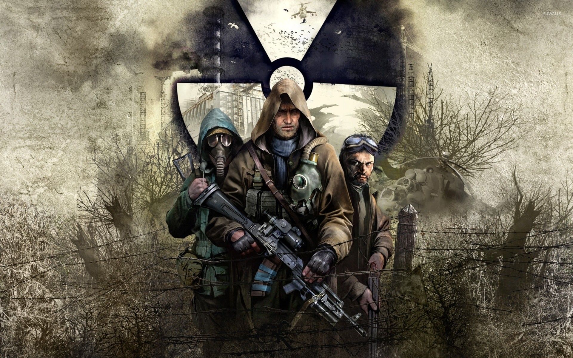 S.T.A.L.K.E.R. Call of Pripyat, video games, ruin, apocalyptic,  S.T.A.L.K.E.R. - wallpaper #123253 (2322x1205px) on Wallls.com