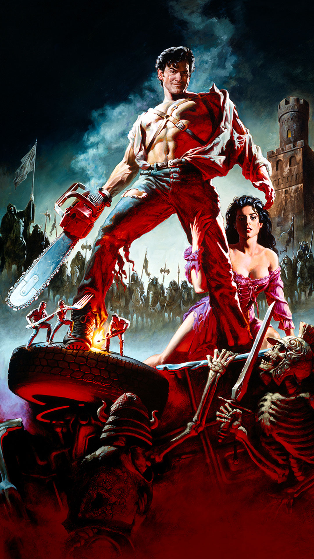 Army of Darkness, Evil Dead 3, DEPTH EFFECT optimized, phone wallpapers  [2250x5000] [20:9] : r/MobileWallpaper