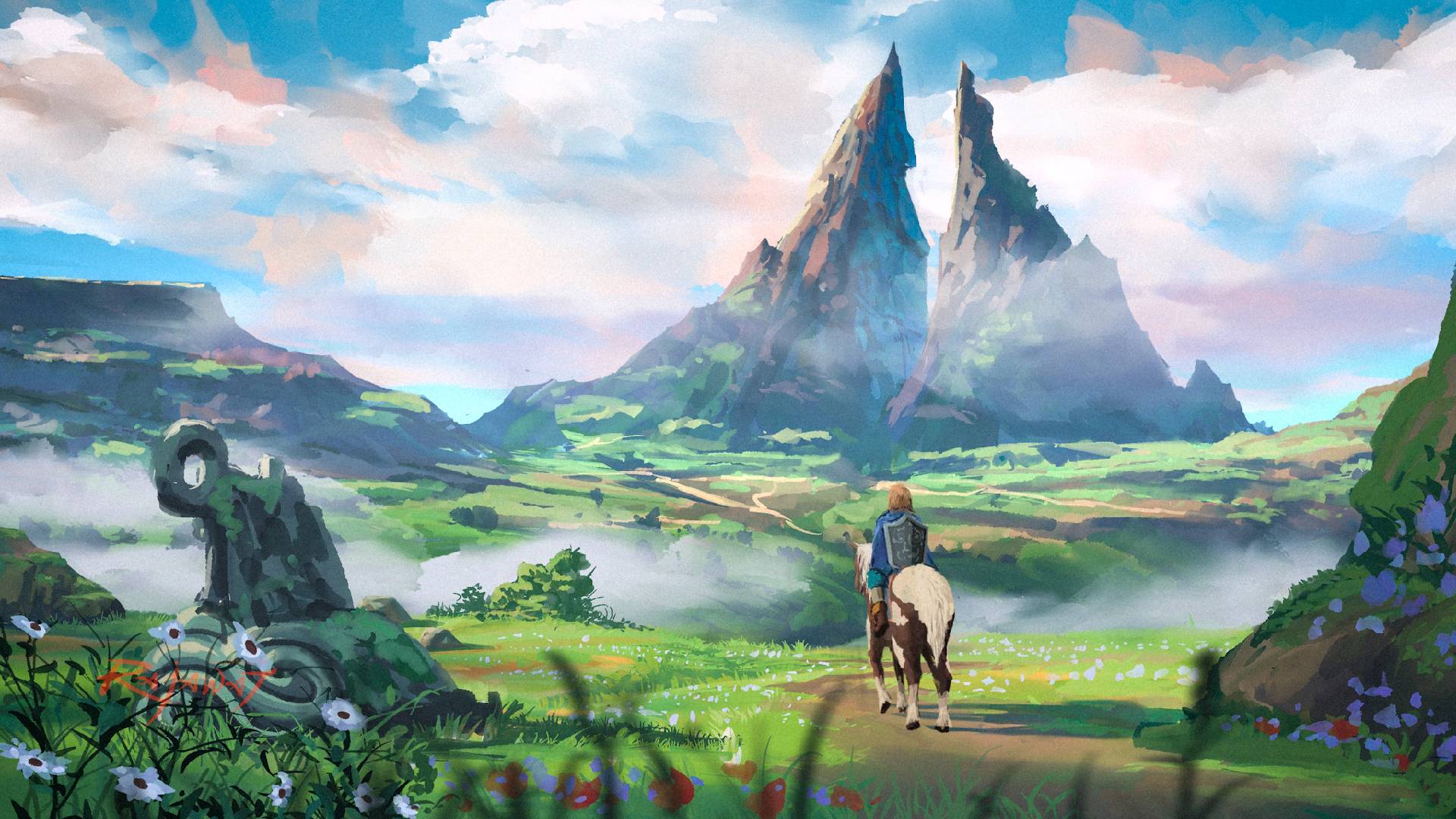 DIY - Zelda Breath of the Wild, Wallpapers from Switch Trailer (1080p) -  Gallery link in the comments. : r/nintendo