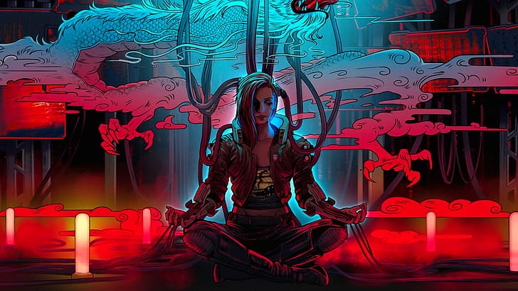 ArtStation - Cyberpunk 2077 - Phantom Liberty / Songbird_Poster YELLOW