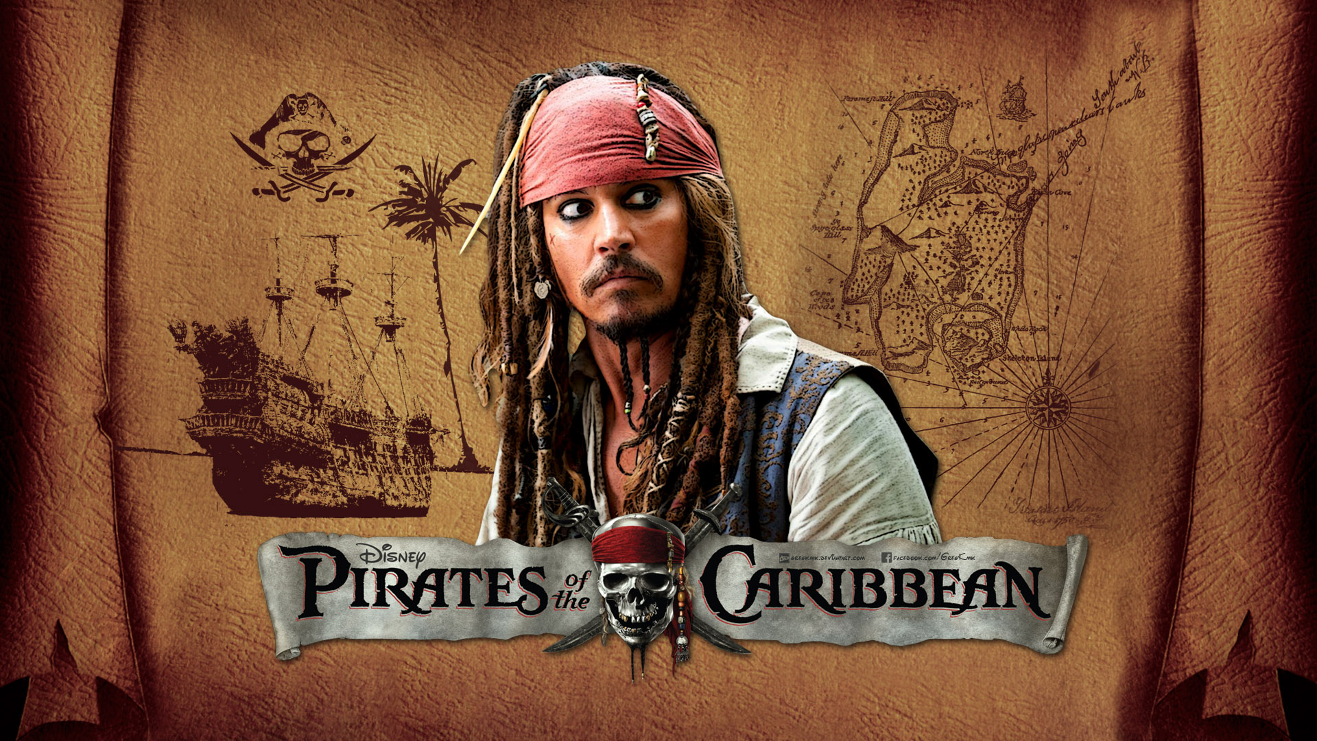 Pirates Of The Carrabbian HD Wallpaper