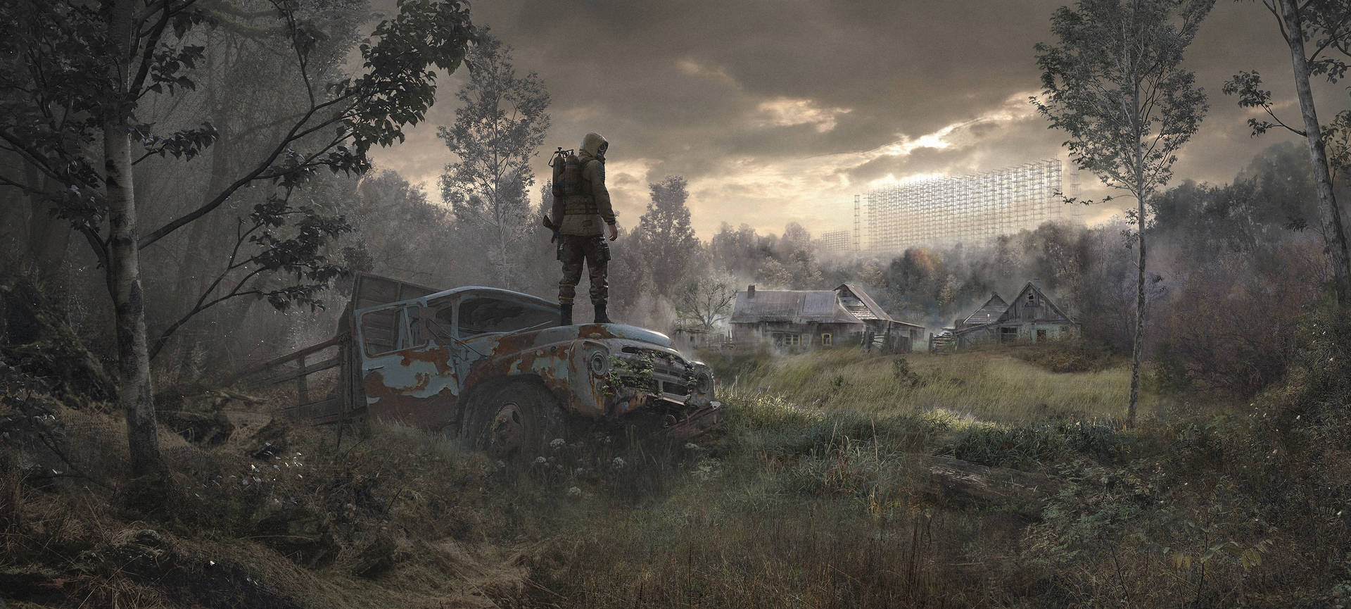 Wallpaper art, soldiers, dump, stalker, stalkers, Stalker, Chernobyl,  Stalker for mobile and desktop, section игры, resolution 1920x1207 -  download