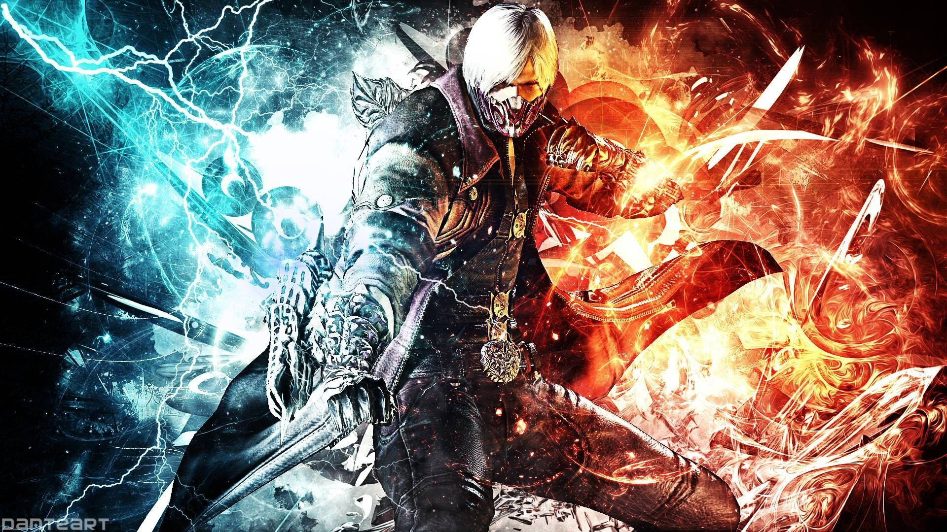 iPhone 4 Devil May Cry 4 Dante Wallpaper by Treesie on DeviantArt