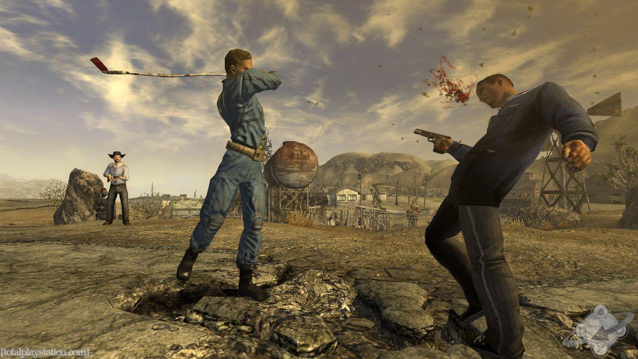 fallout new vegas wallpaper generative ai 28387904 Stock Photo at Vecteezy