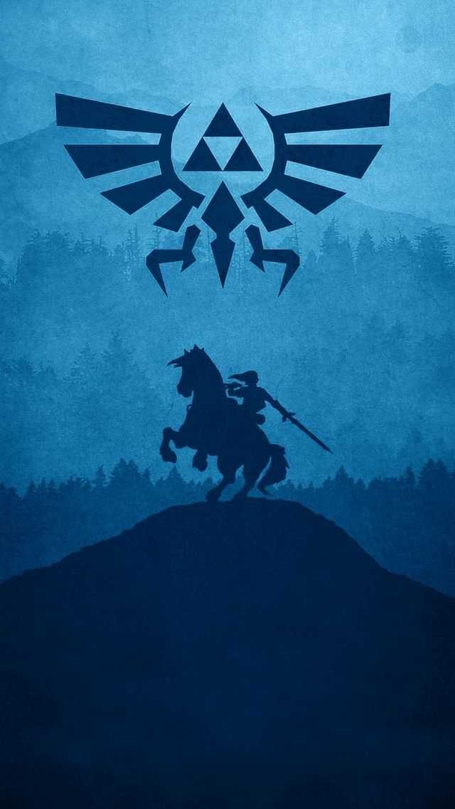 The legend of zelda wallpaper hd for amoled screens (full black  background), crayon style, upscaled on Craiyon