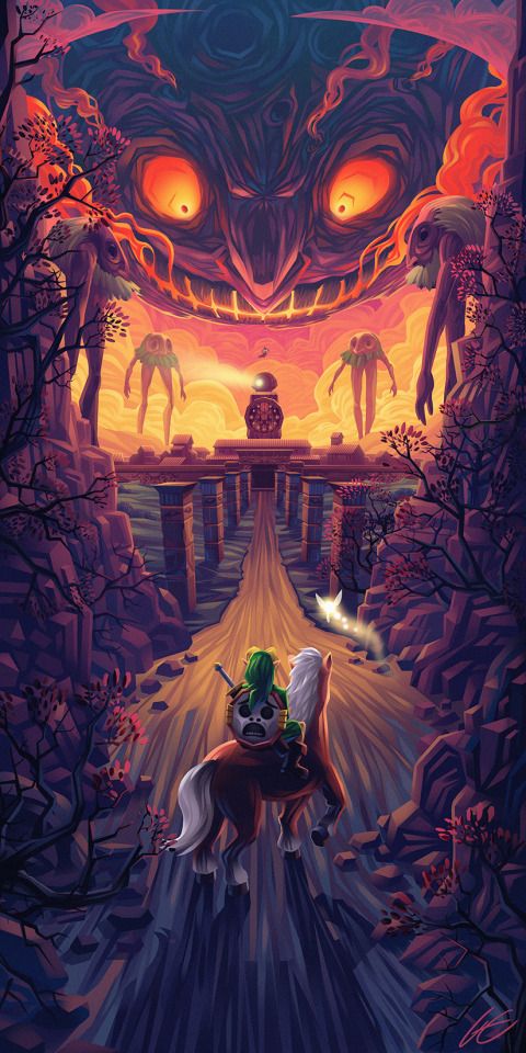 Download Link Video Game The Legend Of Zelda: Majora's Mask 4k Ultra HD  Wallpaper by Léo Chérel