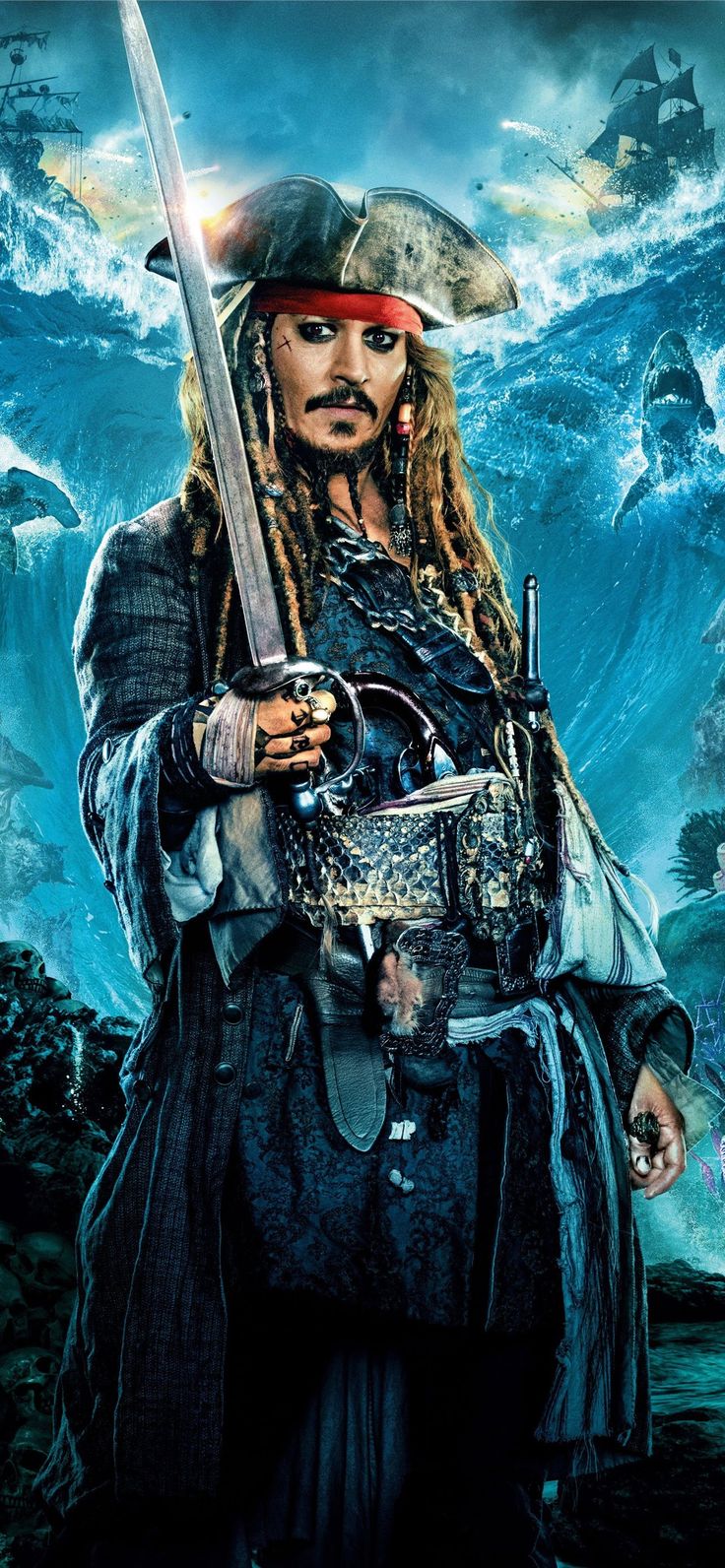 Amazon.com: NeuHorris 000 Pirates of the Caribbean The Curse of the Black  Pearl 14x20 inch Silk Poster Aka Wallpaper Wall Decor : Tools & Home  Improvement