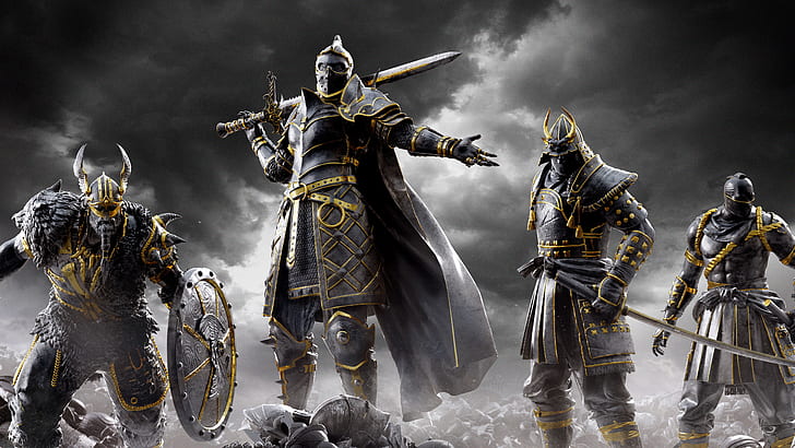 Wallpaper warrior, armor, knight, sword for mobile and desktop, section  арт, resolution 1920x1080 - download