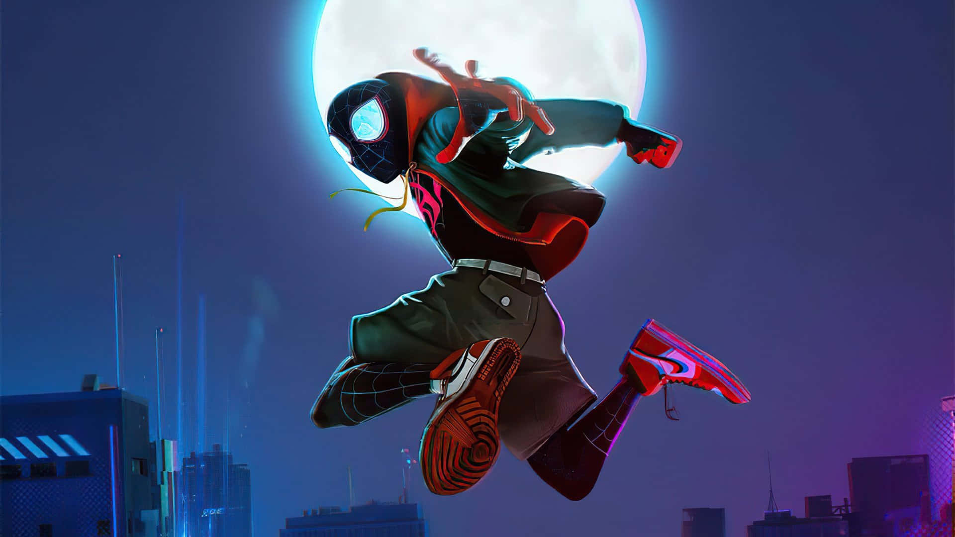 Miles Morales Spider-Man Fan Art 4K Wallpaper