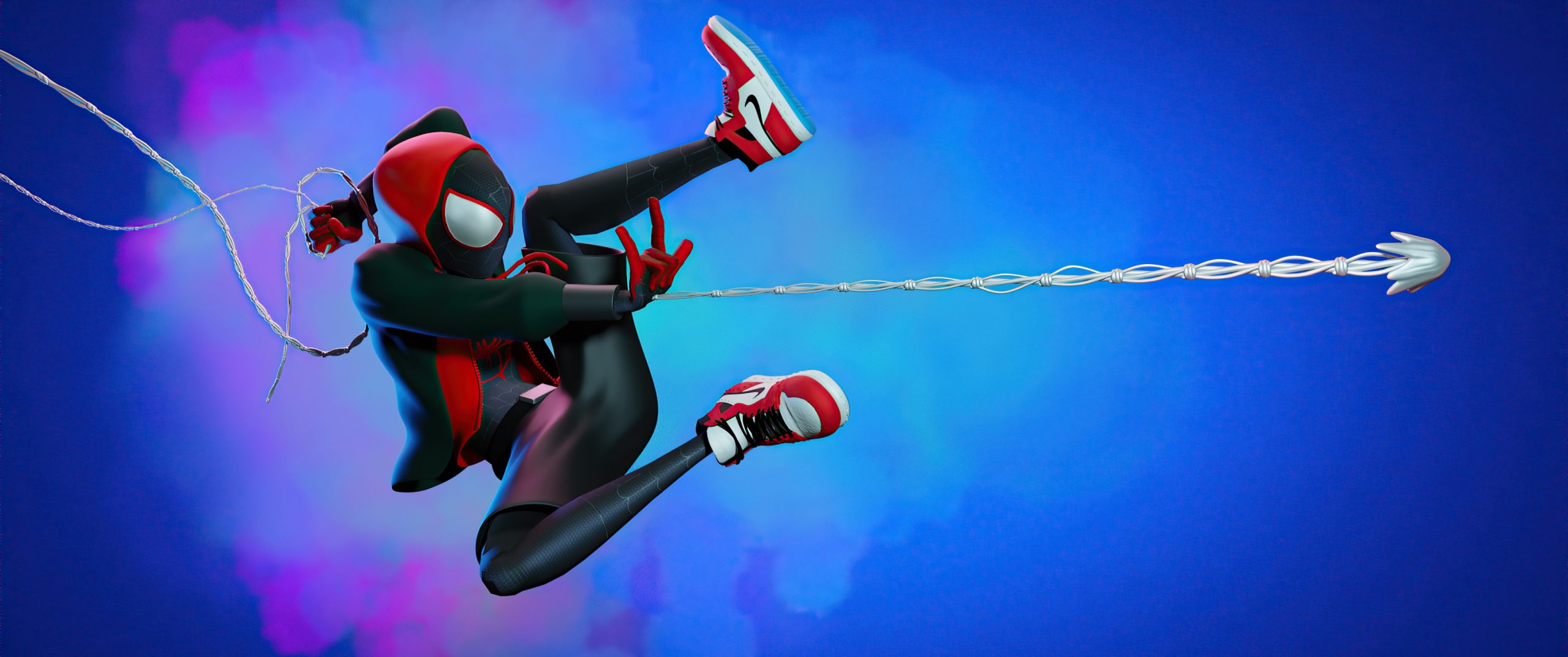 Made this Miles Morales wallpaper for my desktop. Thought I'd share it on  here. Hope you guys like it, and feel free to save it to use for your own background  wallpaper. :