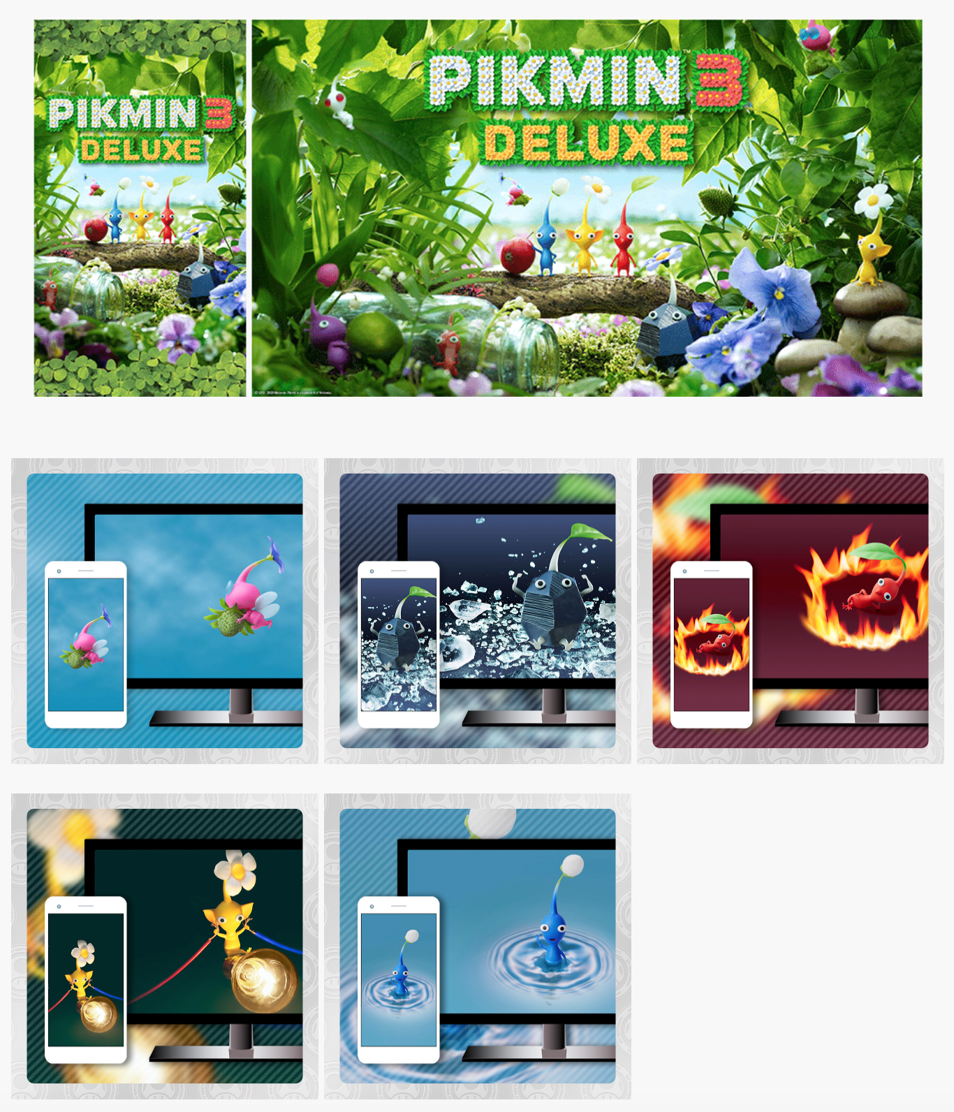 Genki✨ on X: "Nintendo released Pikmin Holiday themed wallpapers!  https://t.co/tuuBWmSRVl" / X