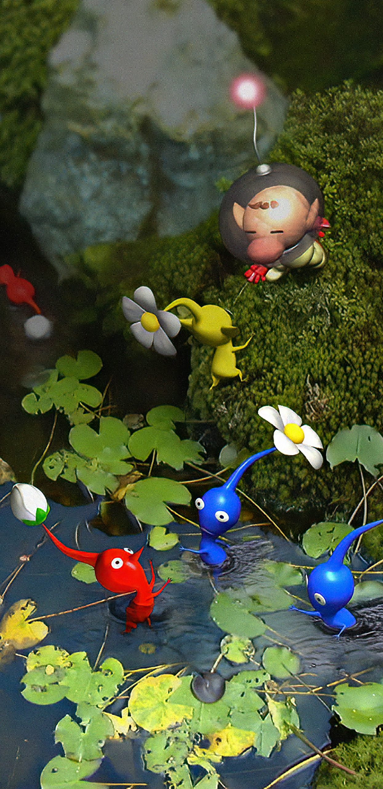 Pikmin 4 Artwork Wallpaper - Cat with Monocle