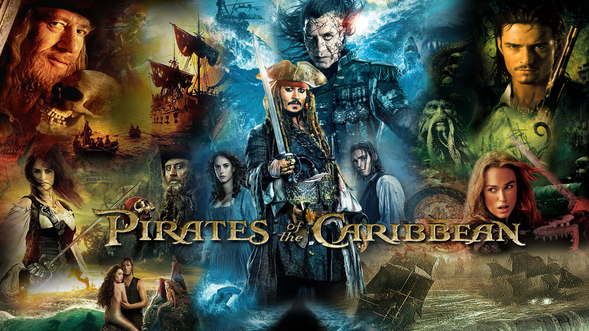 Pirates of the caribbean wallpapers | Premium AI-generated image