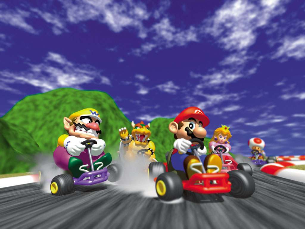 Desktop Wallpaper from Super Mario Games on the Nintendo 64