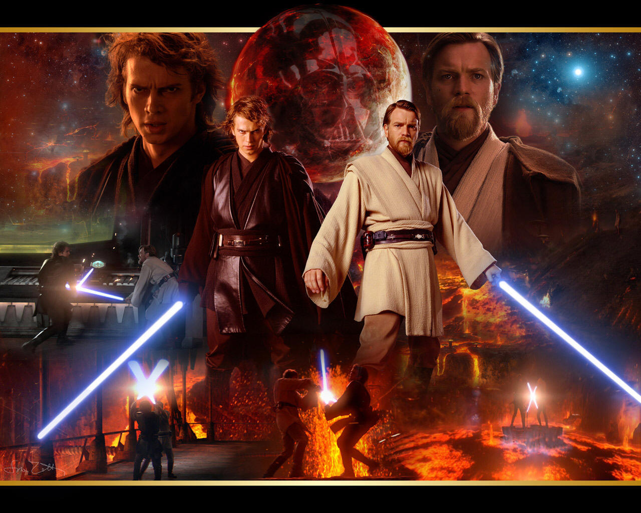 Revenge of the Sith - Mural Wallpaper by Spirit--Of-Adventure on DeviantArt