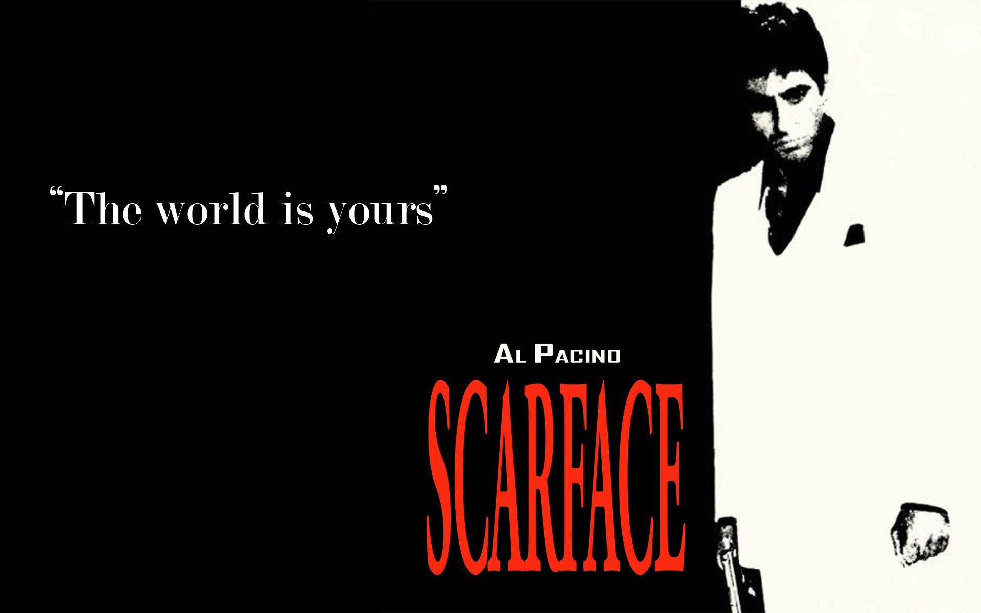 X744 Al Pacino The World Is Yours Scarface Movie Art Silk 12x8 40x27inch  Poster | eBay