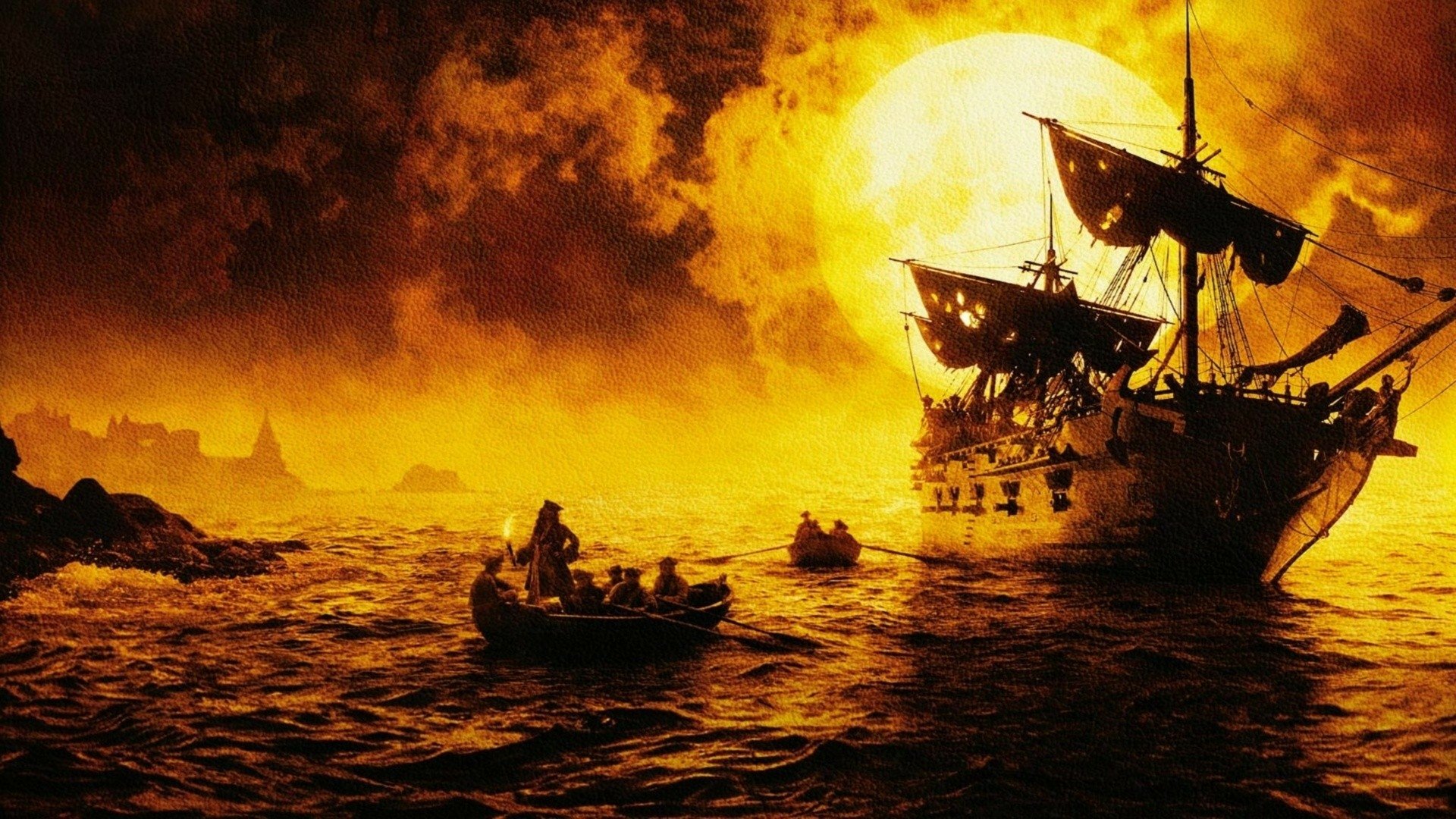 Pirates Of The Caribbean HD Mobile Cave iPhone Wallpapers