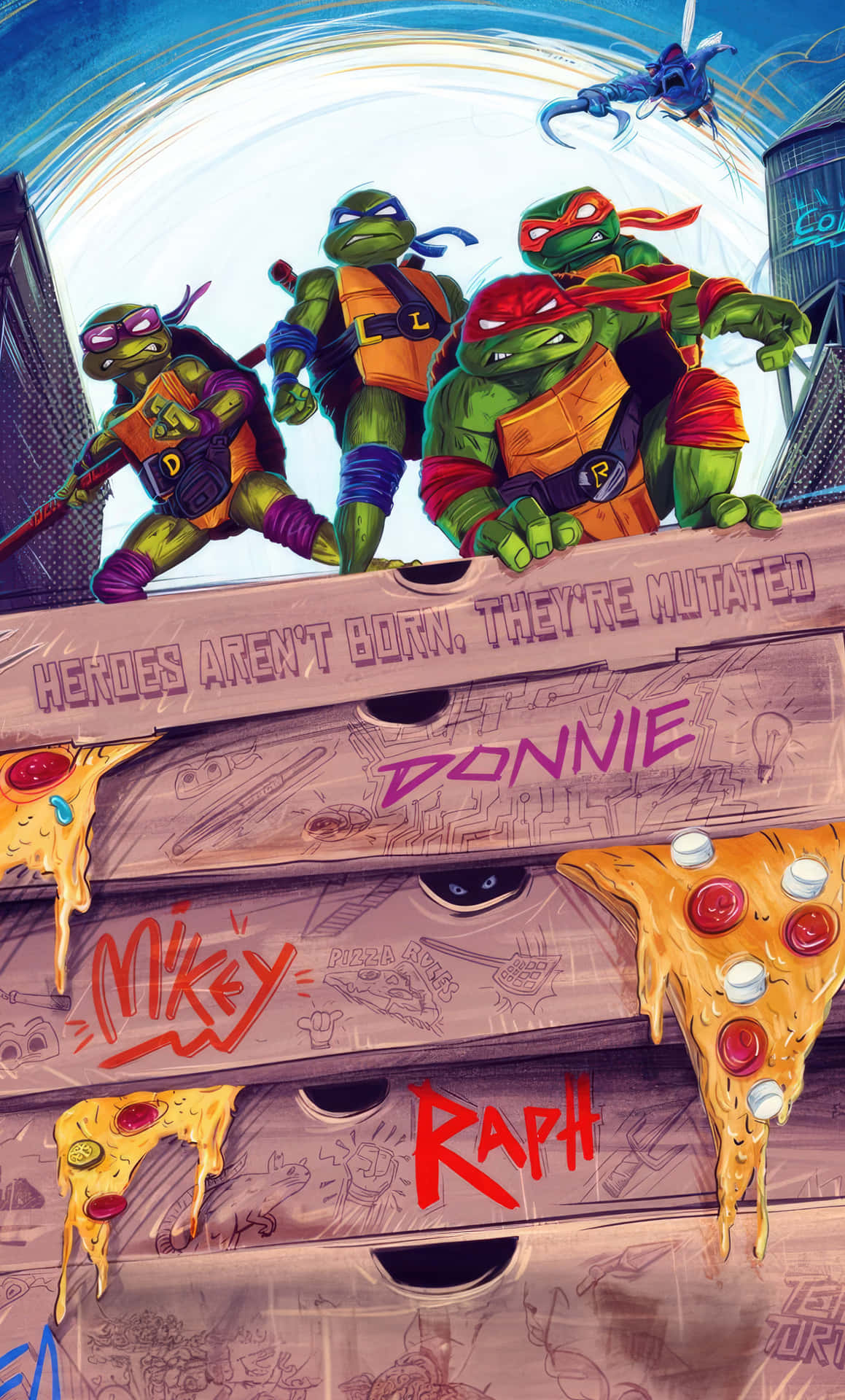 Ryan Smallman on X: "My second poster for @TMNTmovie Mutant Mayhem 🐢💚  This was the first concept I came up for #MutantMayhem poster, happy to  bring it to life as well. This