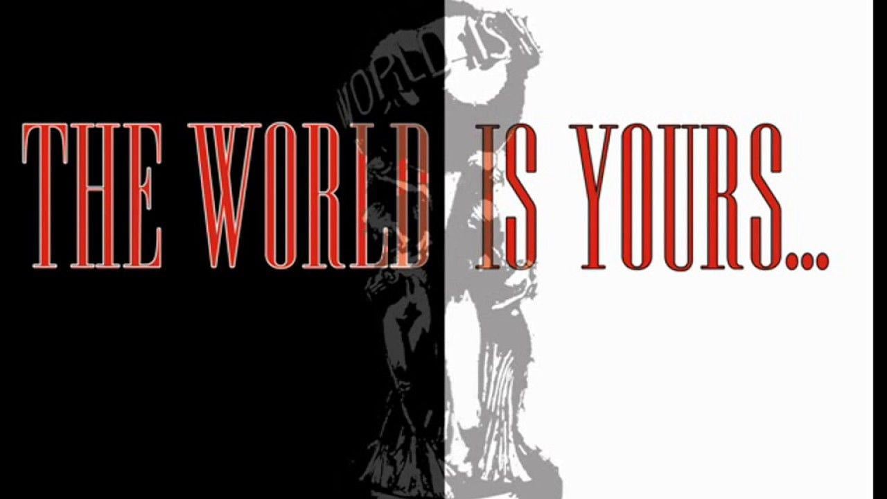 Scarface, tony montana, world is yours, al pacino, HD wallpaper | Peakpx